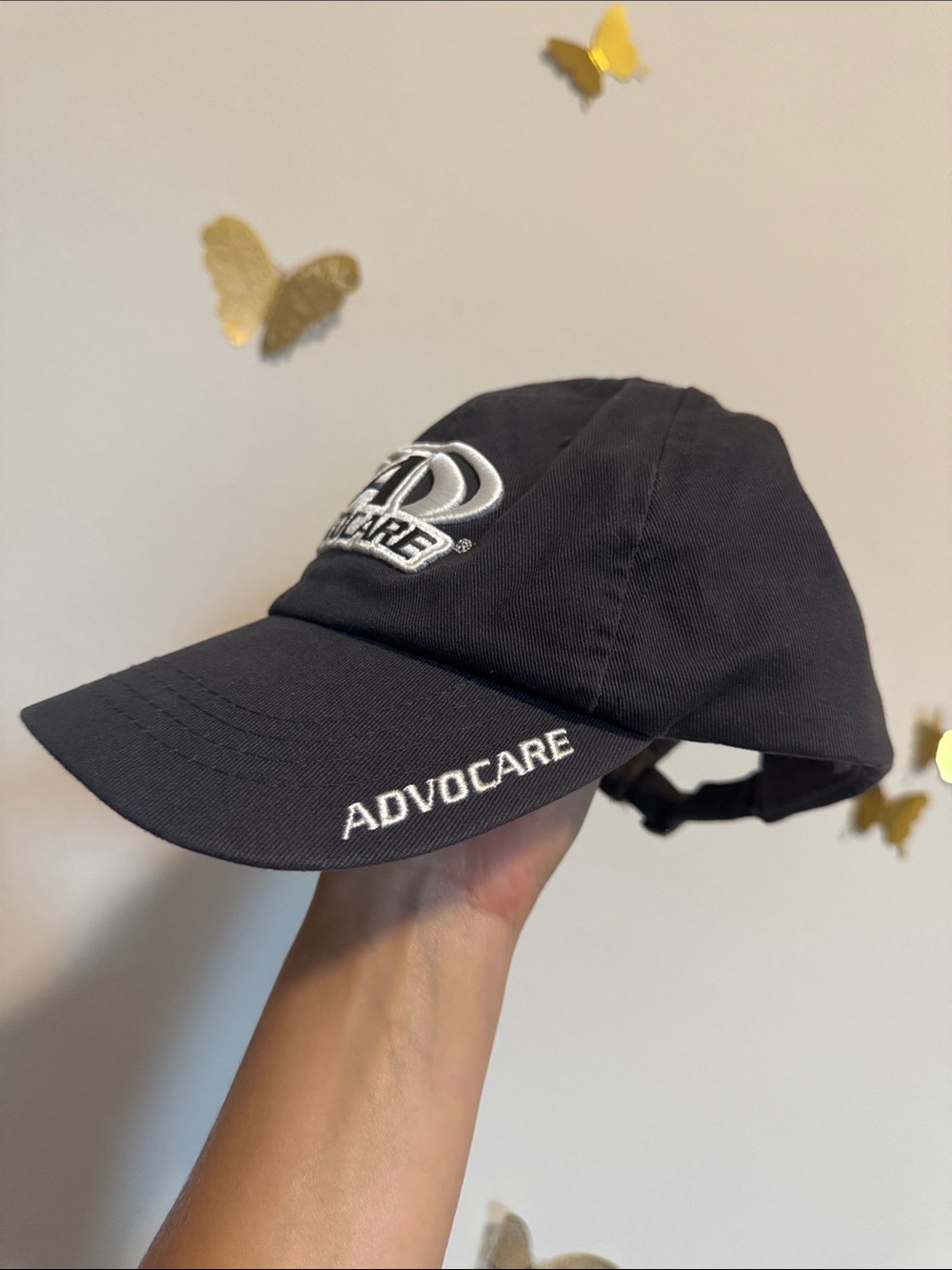 AdvoCare Black Embroidered Logo Baseball Cap - Picture 2 of 4